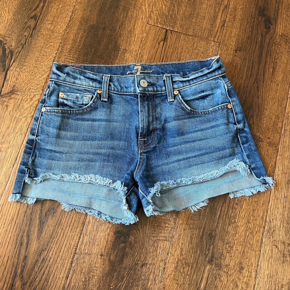 7 For All Mankind cutoff shorts size 26